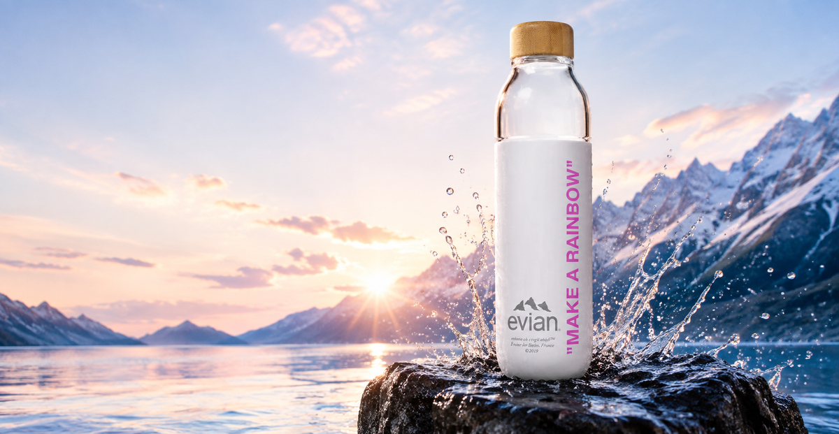 Gourde evian Make A Rainbow